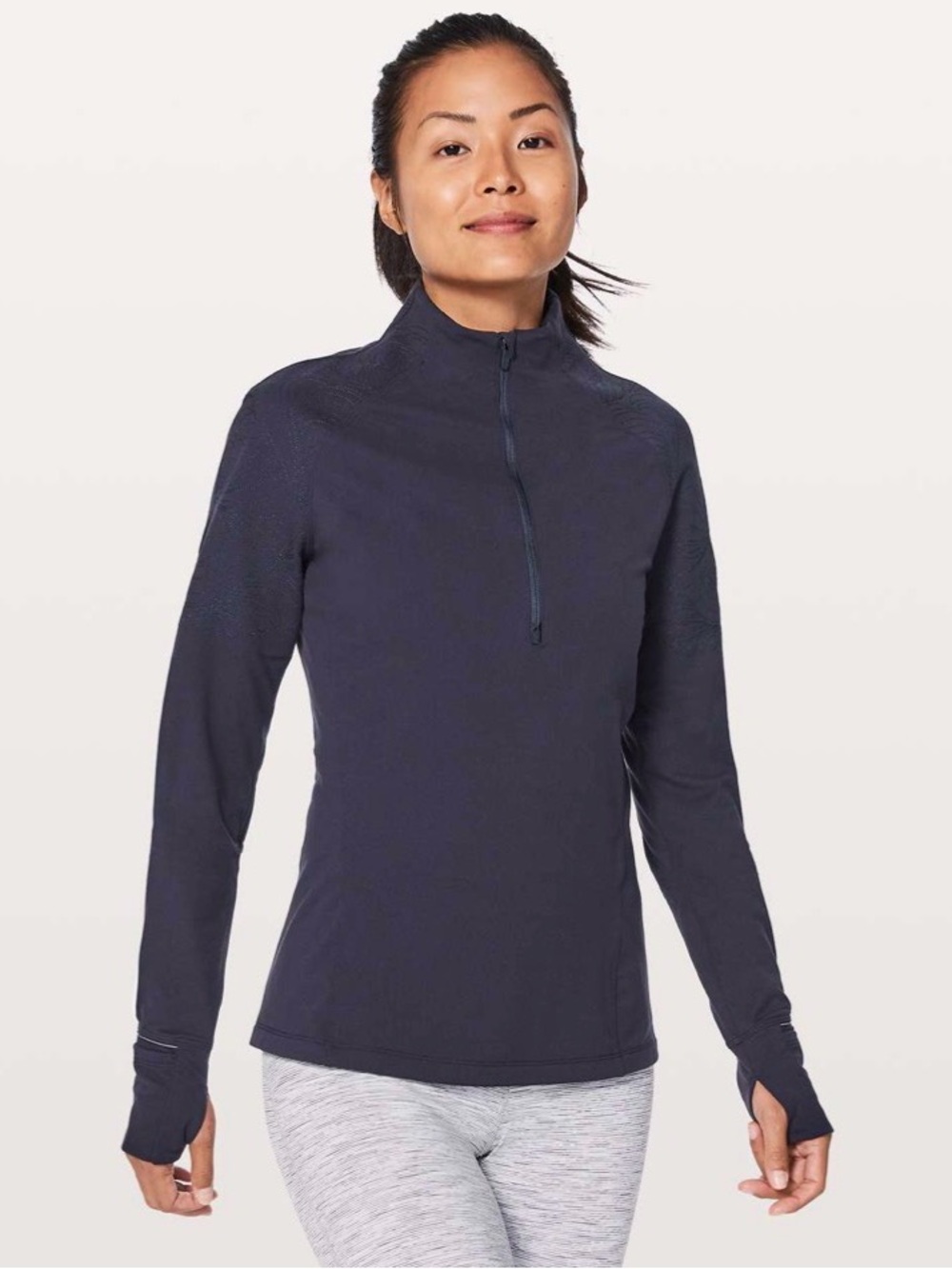 Lululemon Toasty Tech 1/2 Zip - Midnight Navy Size 12